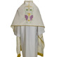 Shoulder cloth in polyester with liturgical embroidery