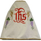 Shoulder cloth in polyester with embroidered JHS