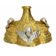 Bronze monstrance with gold bath for a 20 cm shape.