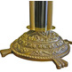 Baptism font in gold and black cast iron