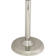 Metal parish cross holder with smooth silver plated color plated foot