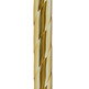 Bronze banner holder with solomonic tube