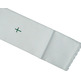 White purificator with embroidered Cross green