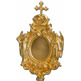 Metal Reliquary with Angels and Golden Cross