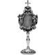Metal Reliquary with Angels and Silver Cross