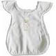 Baptism dress with embroidered candle