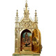 Tabernacle in bronze with exhibitor for the Blessed Sacrament