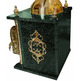 Tabernacle in bronze and marble with chiselled chalice