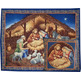 Christmas tapestry and cushion | Canvas of the Nativity of Bethlehem