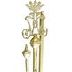 Golden entandarte holder wand with insignia of Mary