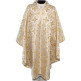Brocade beige fabric chasuble
