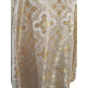 Brocade beige fabric chasuble