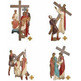 Via Crucis with polychrome polyester stations