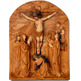 Via Crucis polychrome or imitation wood