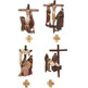 Via Crucis with stations of 30 cm. Of medium height