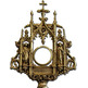 Bronze monstrance with three chapels