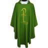 Casulla sacerdotal bordada | Precio económico verde 