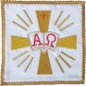 Palia bordado Alfa y Omega | Conjuntos de Altar blanco 