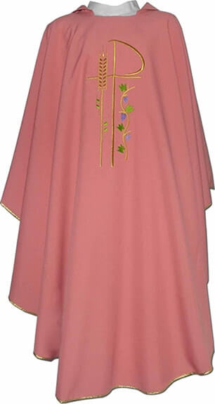 Pink Catholic chasuble for sale