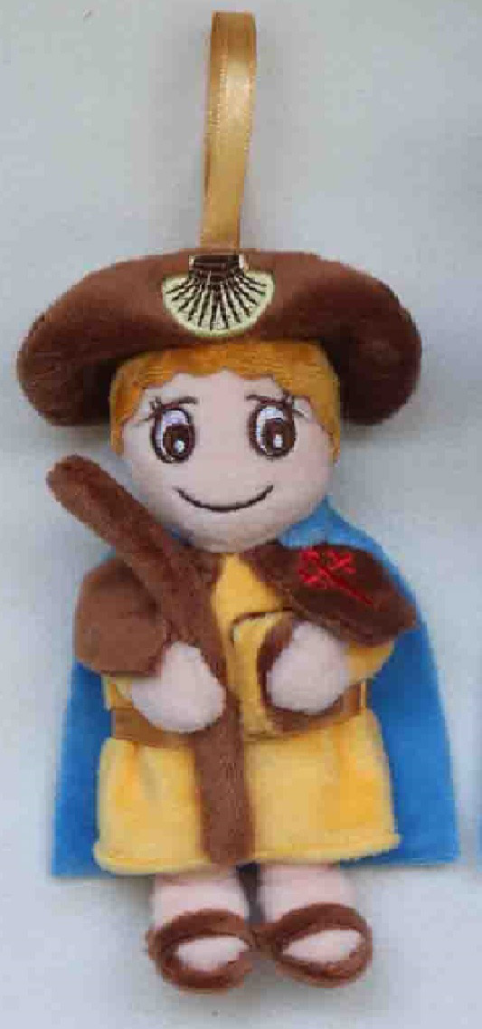 Cuddly toy of the Camino de Santiago