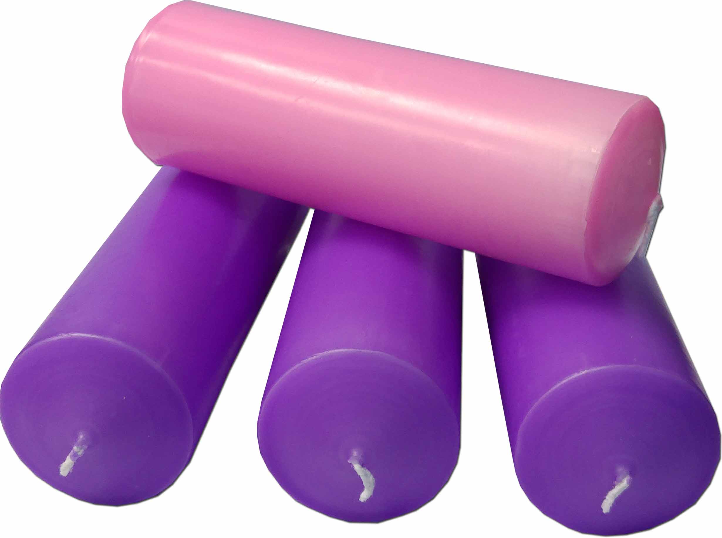Advent candles for sale | Pink and purple candles