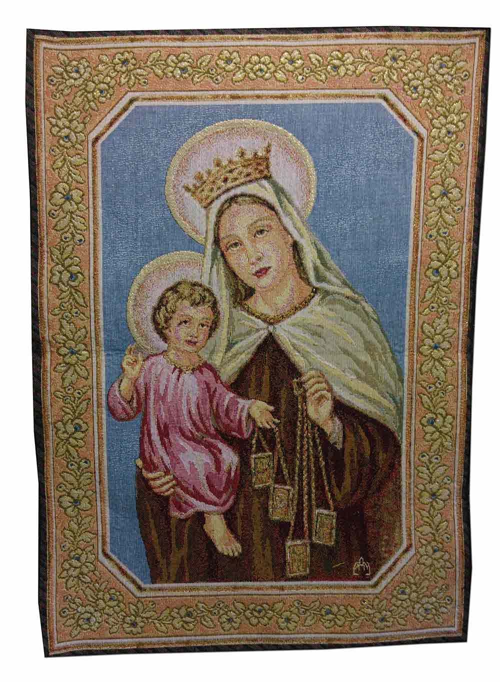 Tapices religiosos para colgar - La Virgen del Carmen