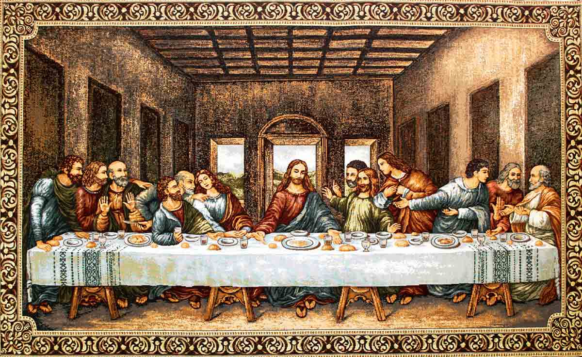 Tapestry of the Last Supper by Leonardo Da Vinci